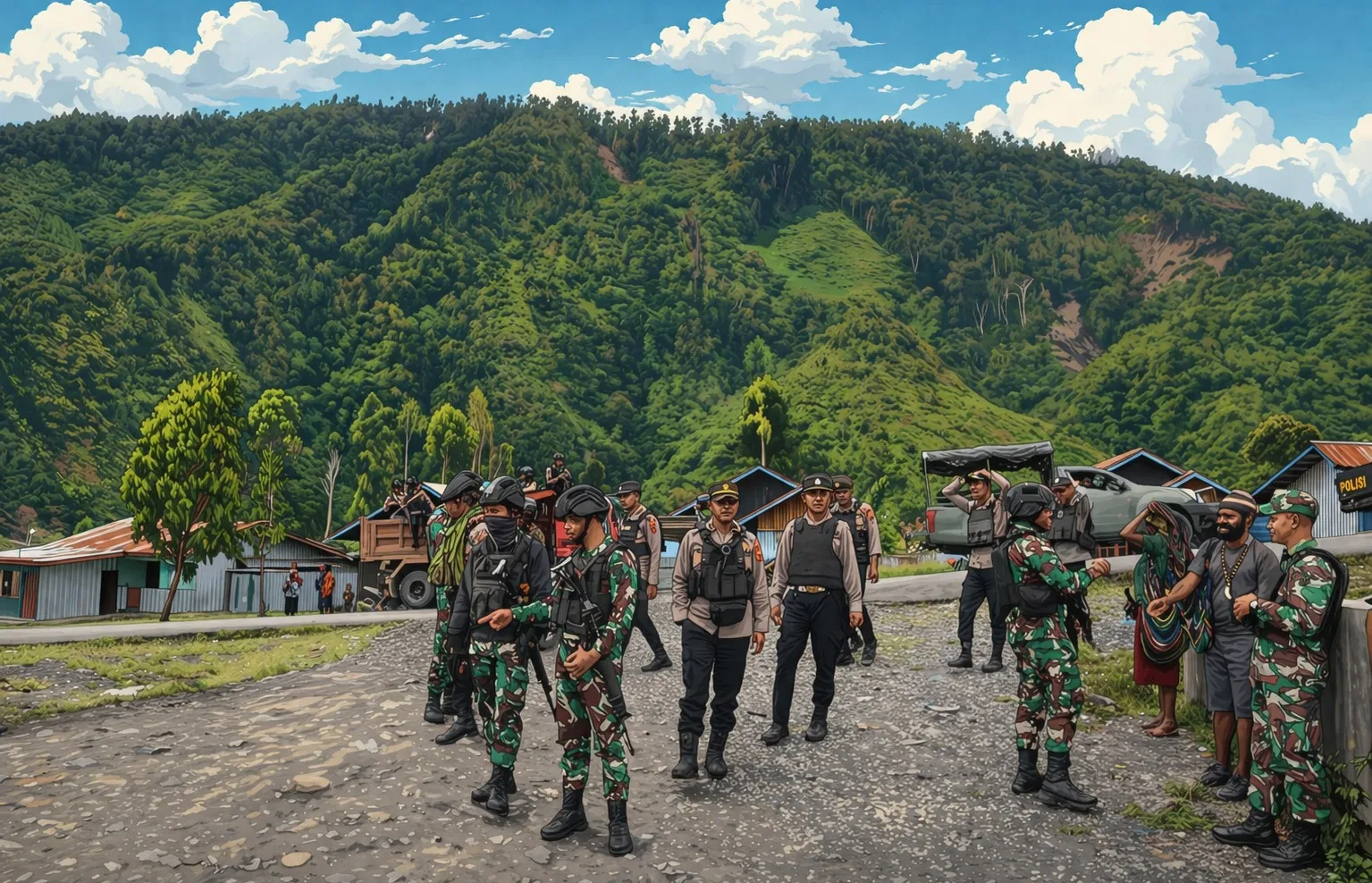 Stabilitas Keamanan Papua Kondusif, Dorong Percepatan Pembangunan Daerah